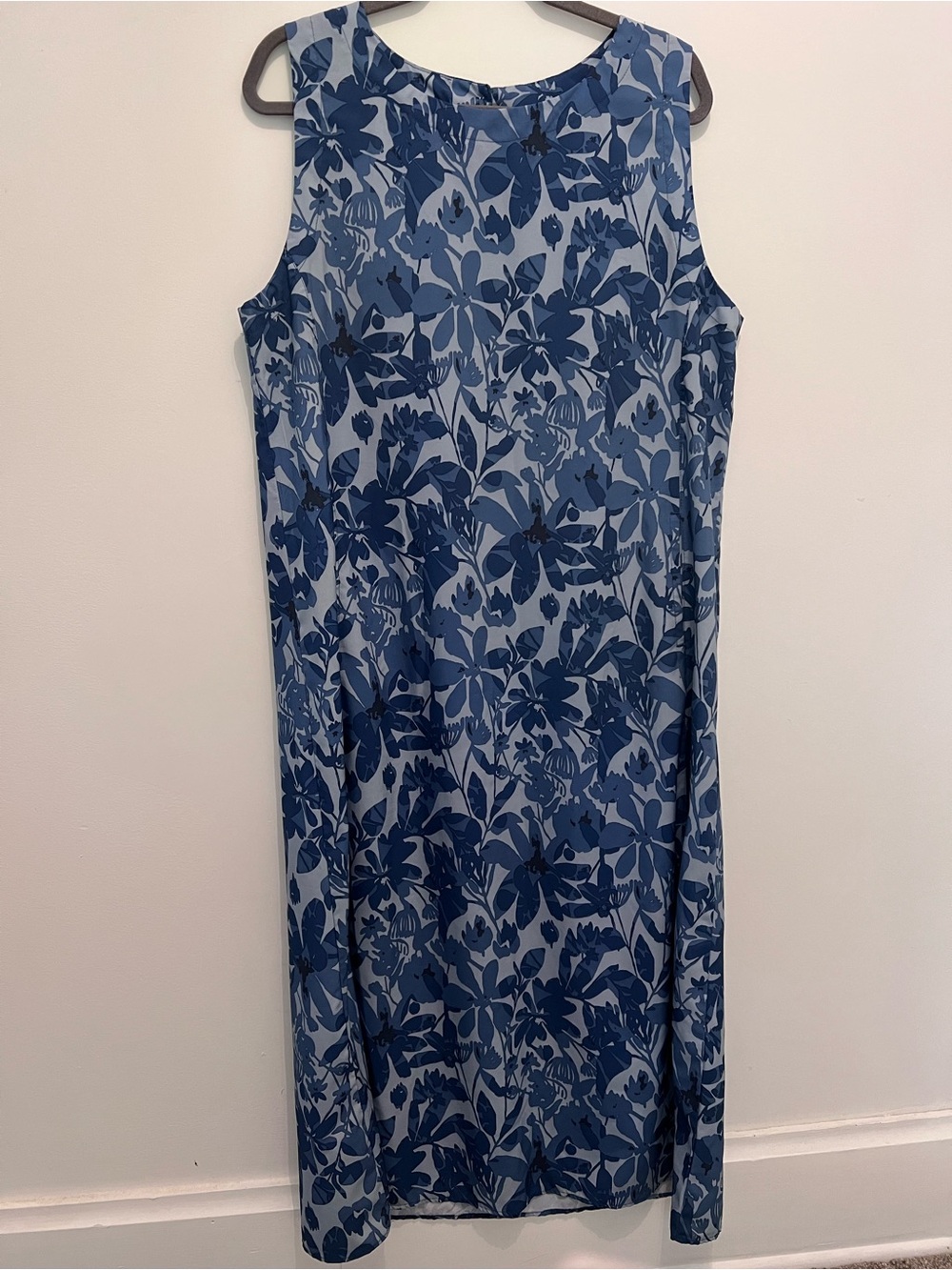 RipSkirt Hawaii Sun Dress Long XL Camo Floral Blues